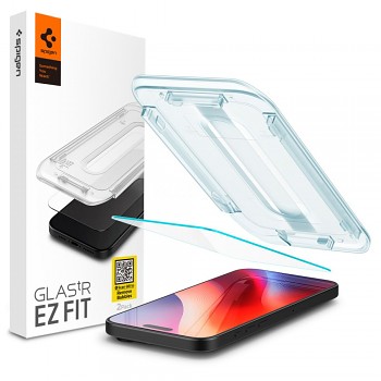 Spigen Glas.tR EZ-FIT pro iPhone 16 Pro průhledný