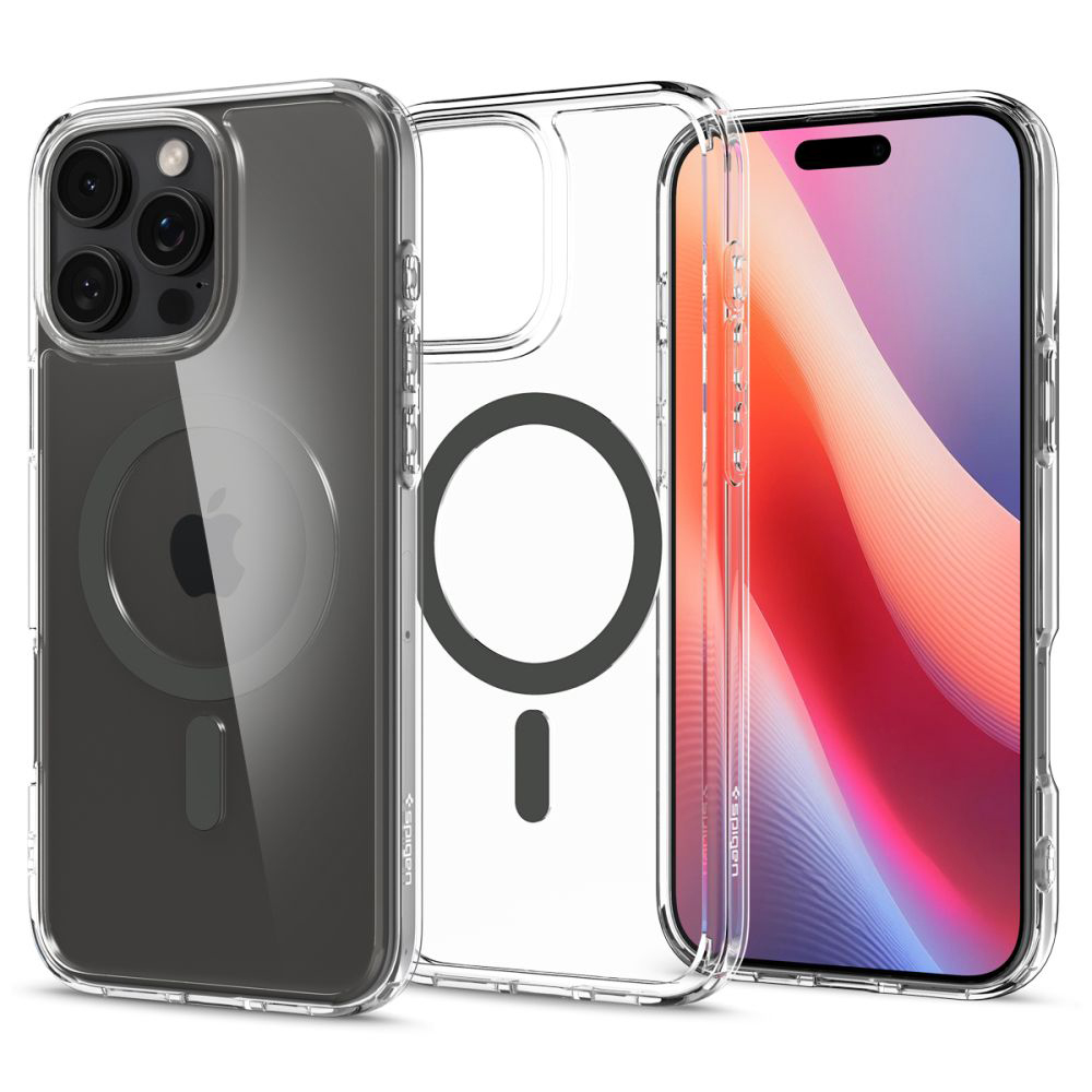 Levně Spigen Ultra Hybrid MagSafe pro iPhone 16 Pro grafitová