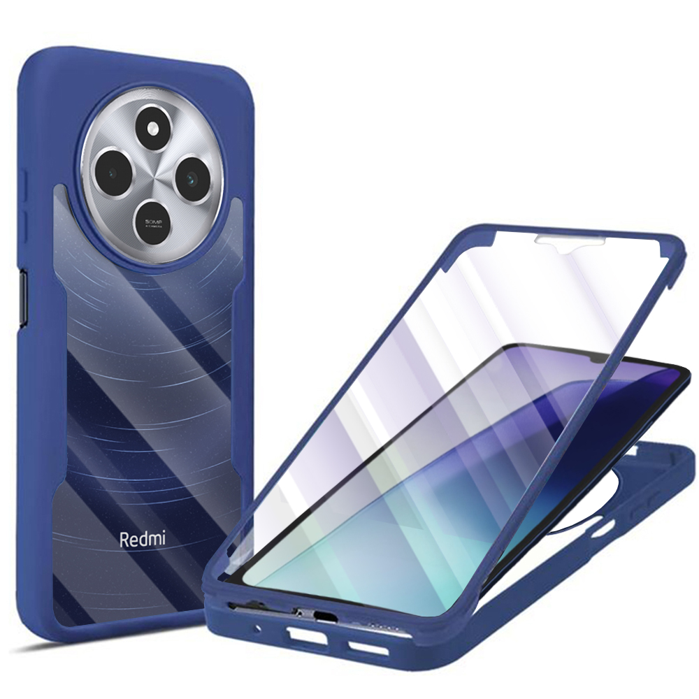 Levně Techsuit ColorVerse 360 Series Ochranné sklo Xiaomi Redmi 14C Poco C75 Modrá