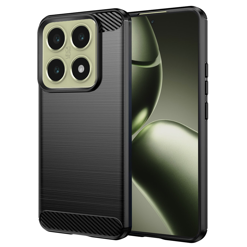 Levně Techsuit Carbon Silicone pro Xiaomi 14T černá