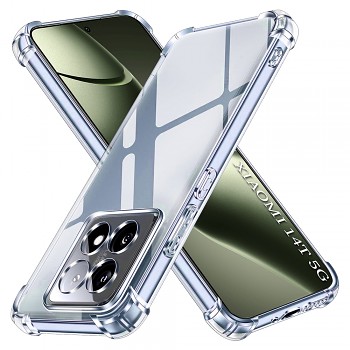 Techsuit Shockproof silikonový obal Xiaomi 14T průhledný