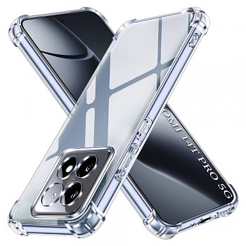 Techsuit Shockproof průhledný silikonový obal Xiaomi 14T Pro průhledný