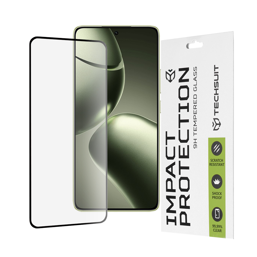 Levně Ochranné sklo Techsuit 111D pro Xiaomi 14T 14T Pro černé