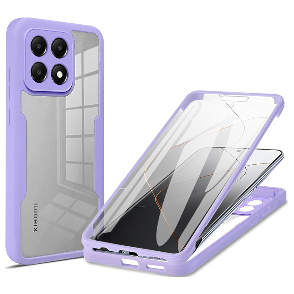Levně Techsuit ColorVerse 360 Series + Ochranná fólie Xiaomi 14T Fialová