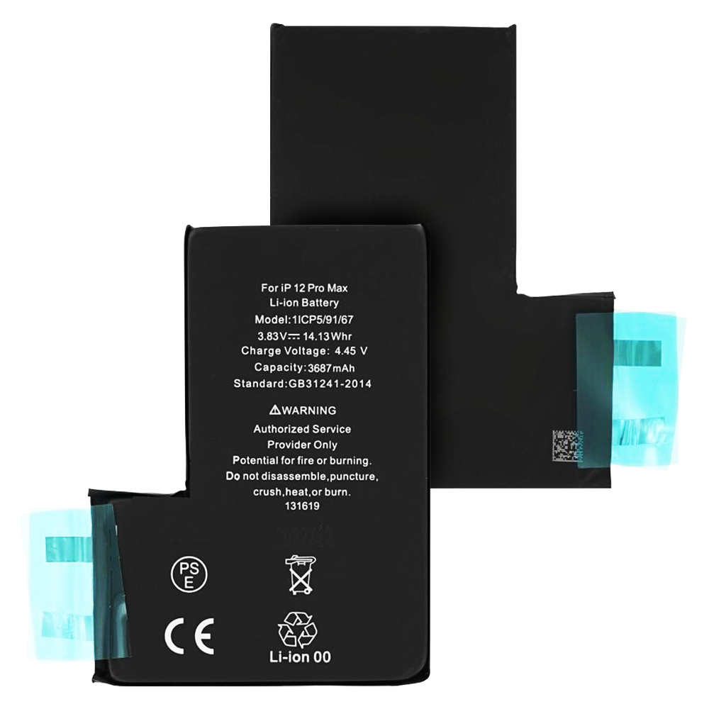 Levně Baterie pro smartphone iPhone 12 Pro Max 3687mAh černá bez flex kabelu