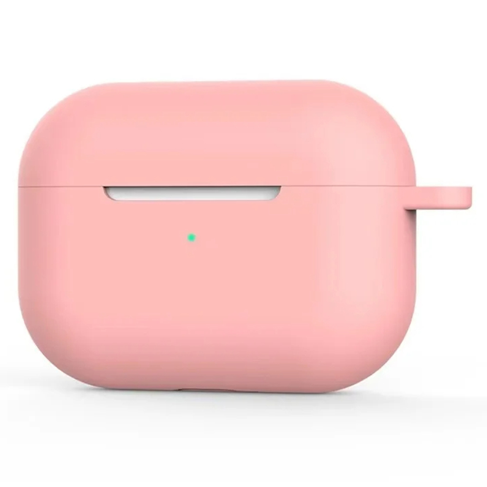 Levně Techsuit silikonové pouzdro pro AirPods 4 hladký ultratenký materiál tmavě růžová