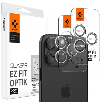 Spigen Optik.tR EZ Fit Pro sklo na kameru iPhone 14 Pro/Pro Max 2 ks čiré