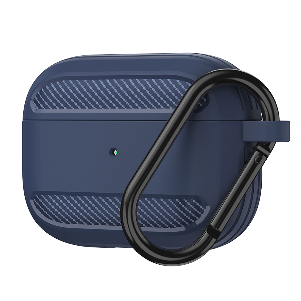 Levně Techsuit Carbon Silicone pro AirPods 3 námořnická modrá