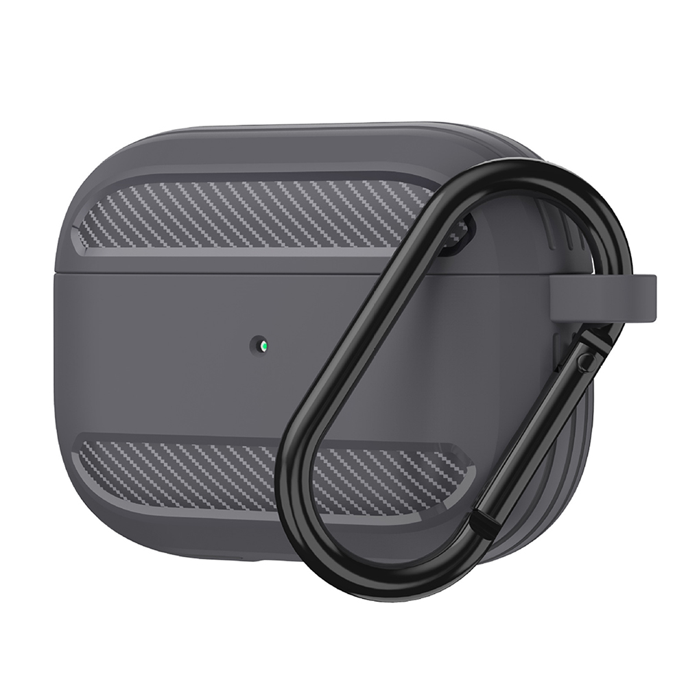 Levně Techsuit Carbon Silicone pro AirPods 3 šedý