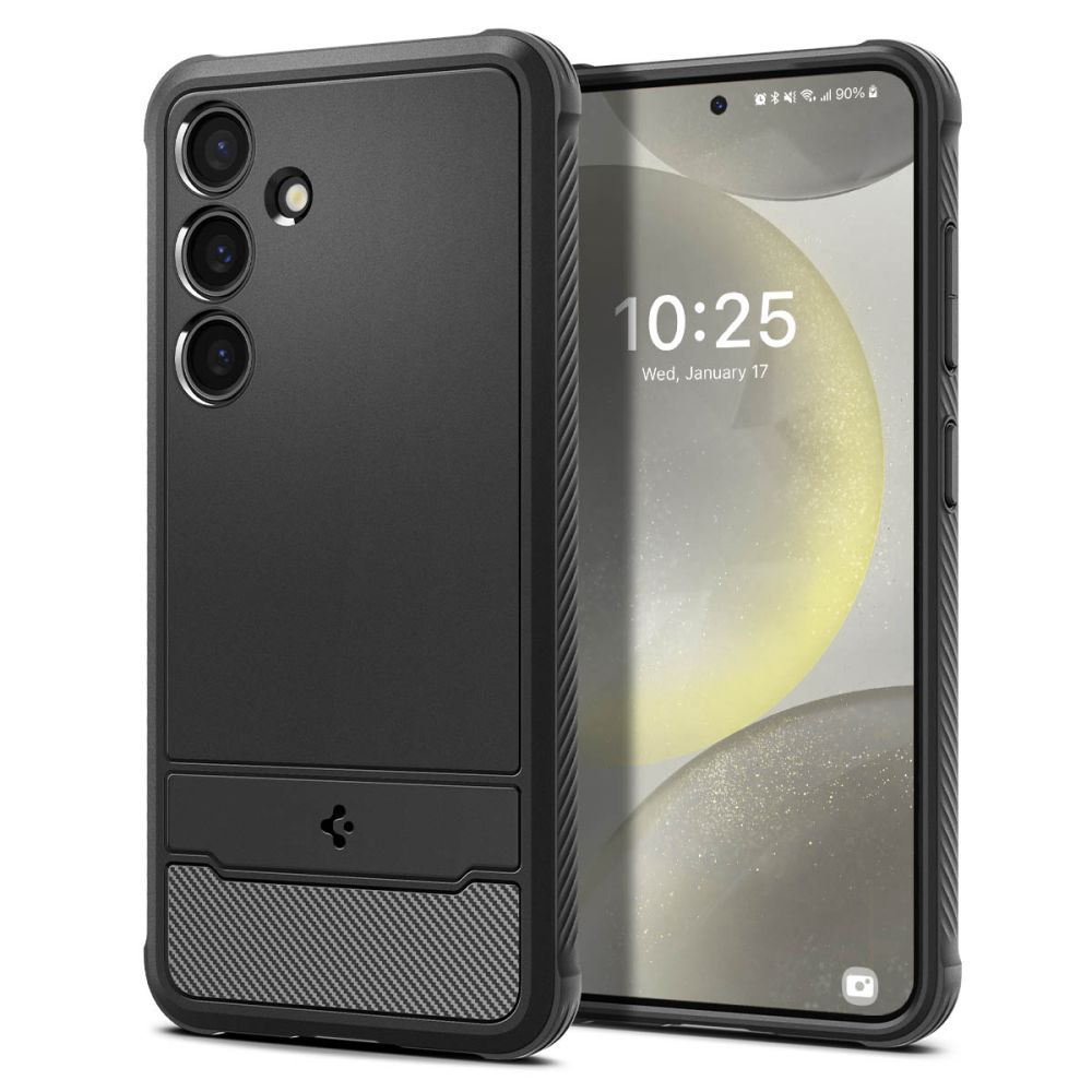 Levně Pouzdro Spigen Rugged Armor pro Samsung Galaxy S24 FE matná černá