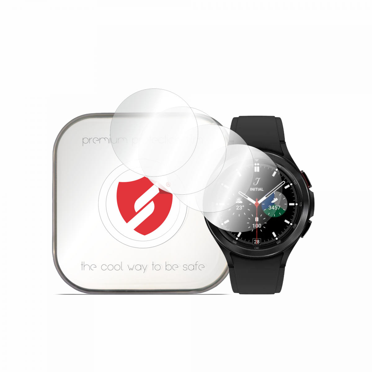 Levně Ochrana displeje Premium Classic 4ks Samsung Galaxy Watch4 Classic 46mm čirá