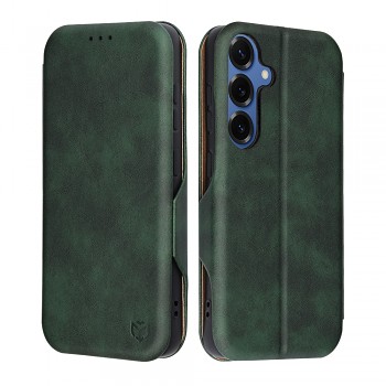 Peněženka Techsuit Safe Wallet Plus pro Samsung Galaxy S25 zelená