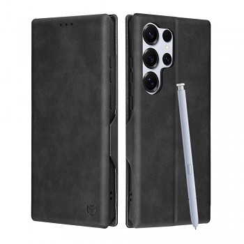 Pouzdro Techsuit Safe Wallet Plus pro Samsung Galaxy S25 Ultra černé