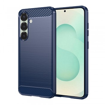 Techsuit Carbon Silicone pro Samsung Galaxy S25 Plus modrá