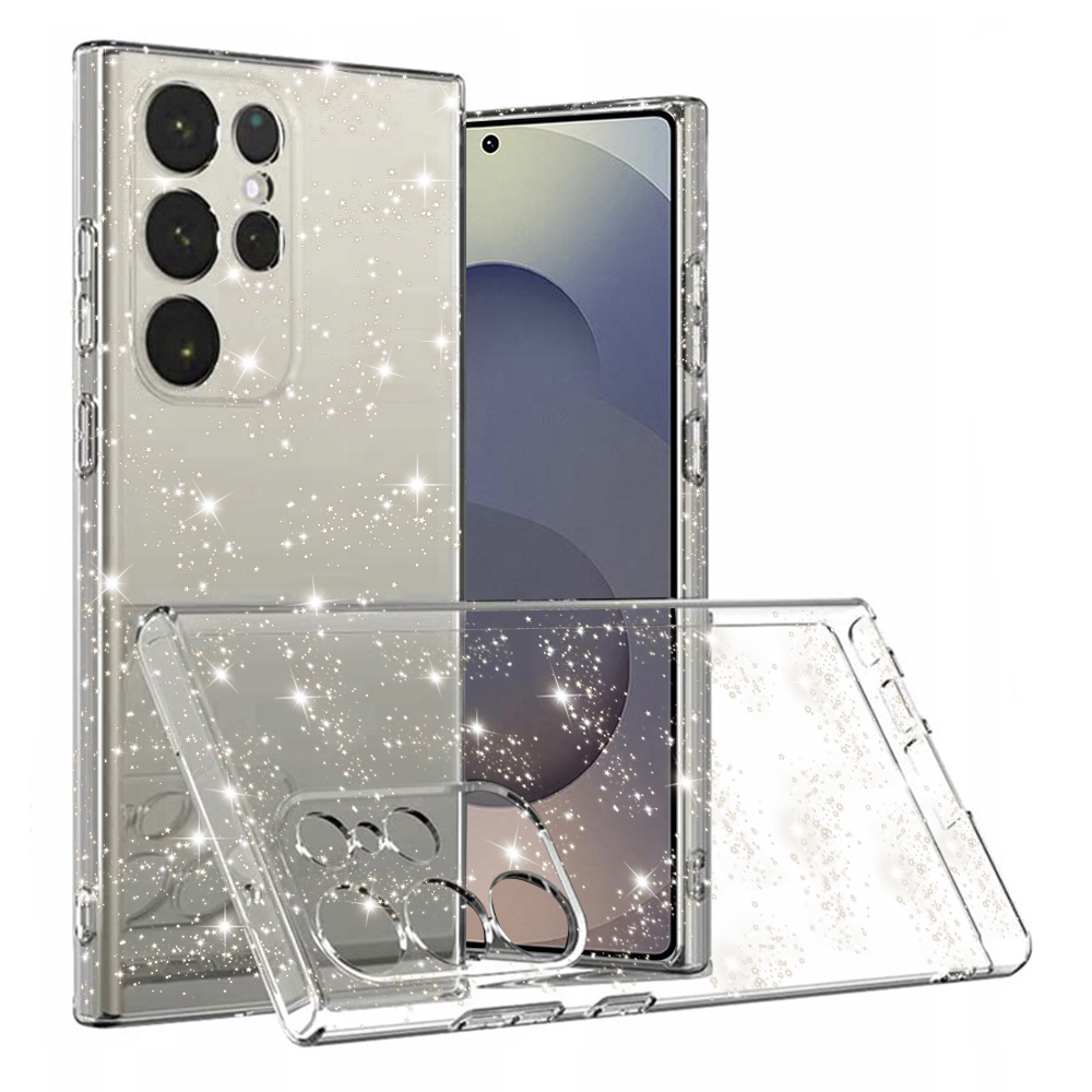 Levně Techsuit SparkleSkin Series Samsung Galaxy S25 Ultra průhledný obal