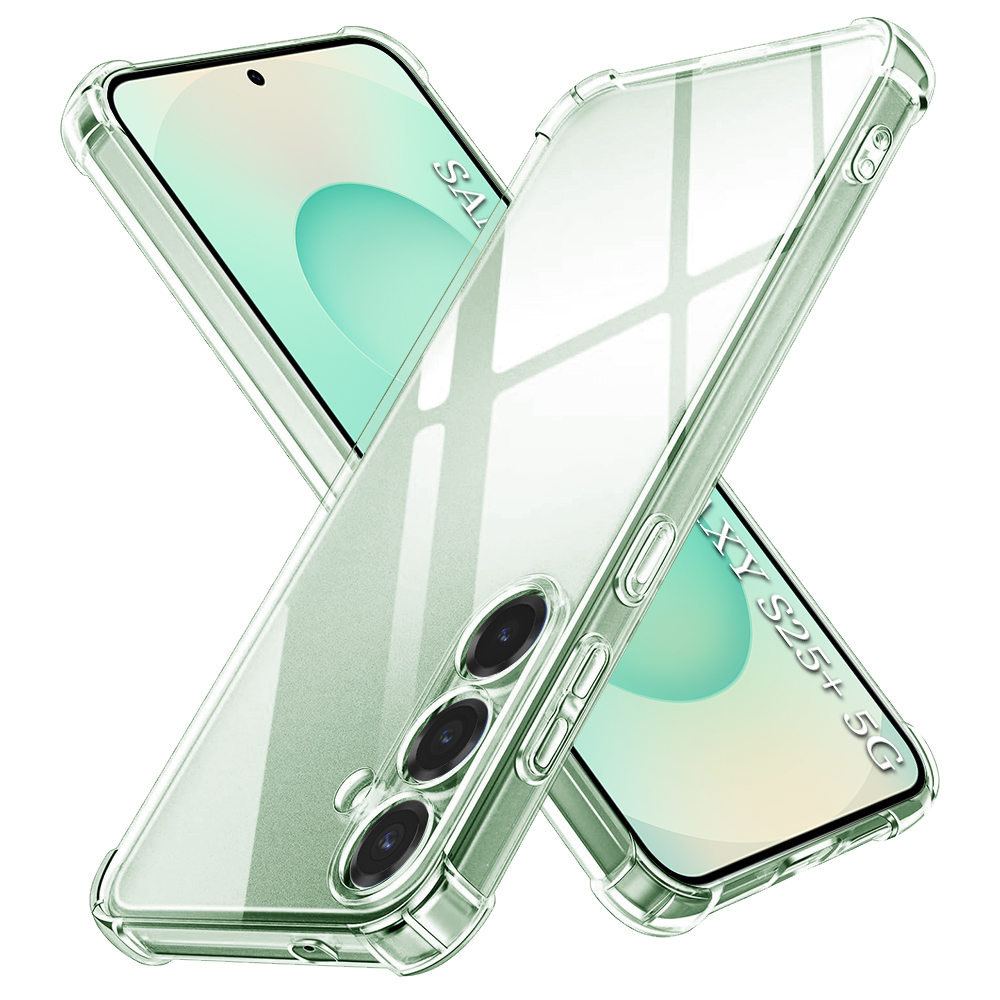 Levně Techsuit Shockproof průhledný silikon Samsung Galaxy S25 Plus průhledný