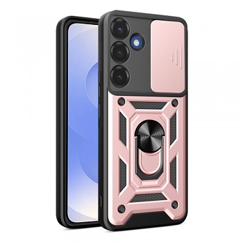 Techsuit CamShield Series Samsung Galaxy S25 růžově zlatý