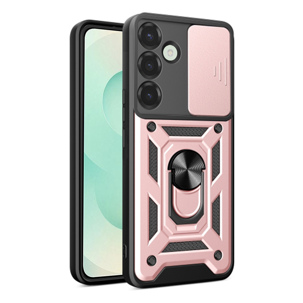 Levně Techsuit CamShield Series Samsung Galaxy S25 Plus růžově zlatá