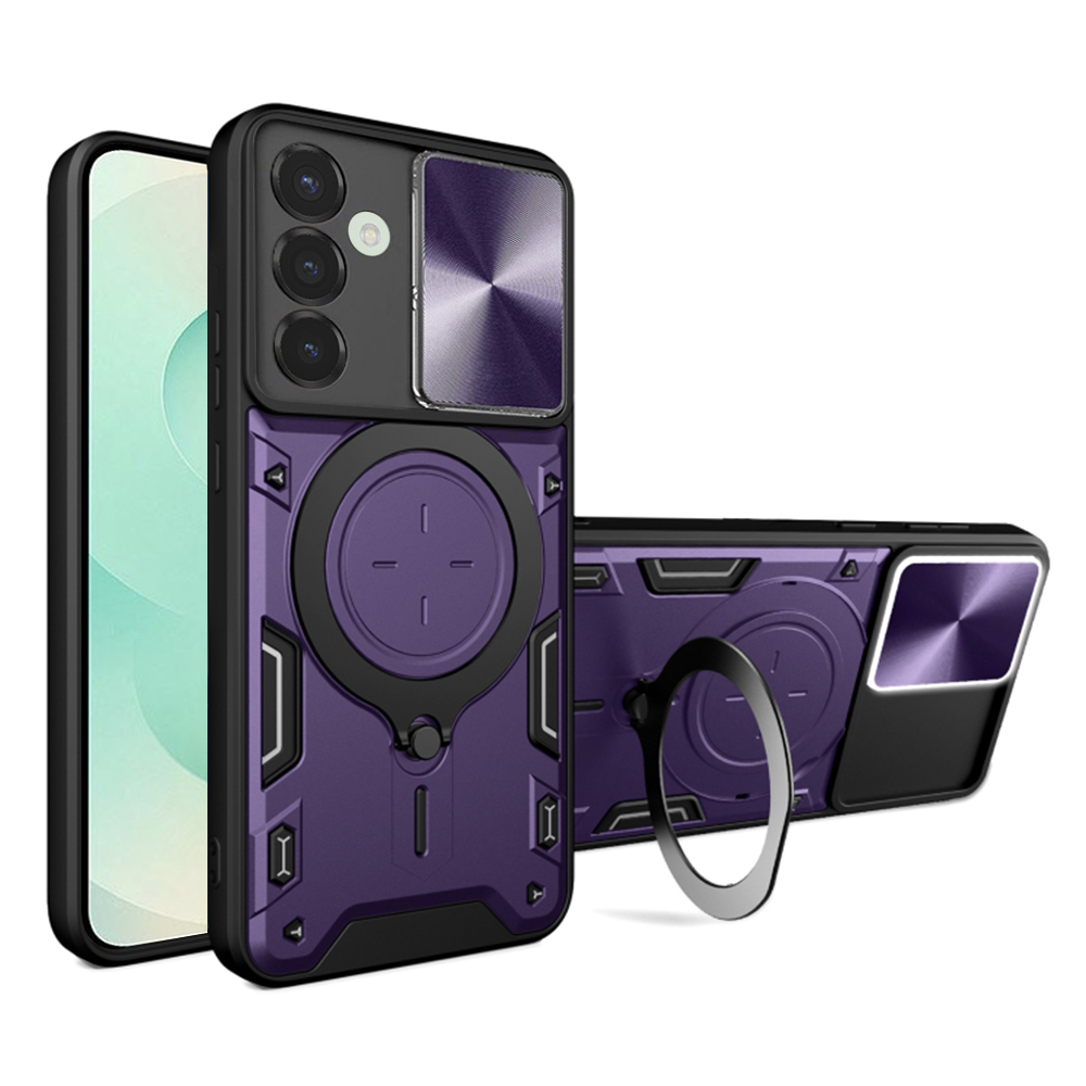 Levně Ochranné pouzdro Techsuit CamGuard Pro pro Samsung Galaxy S25 Plus fialové