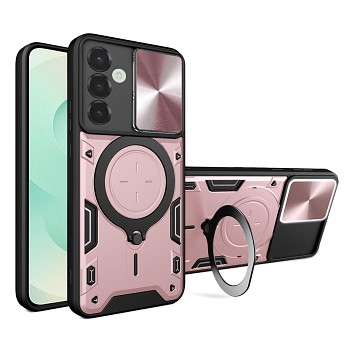 Techsuit CamGuard Pro pro Samsung Galaxy S25 Plus růžově zlatý