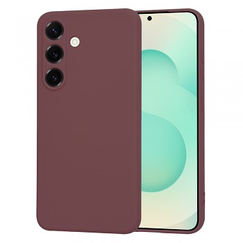 Techsuit SoftFlex pro Samsung Galaxy S25 Plus švestkově červený