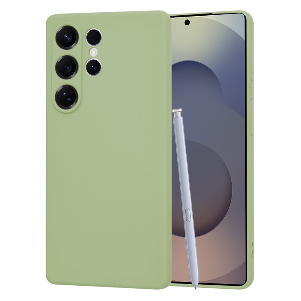 Levně Techsuit SoftFlex pouzdro pro Samsung Galaxy S25 Ultra v barvě matcha