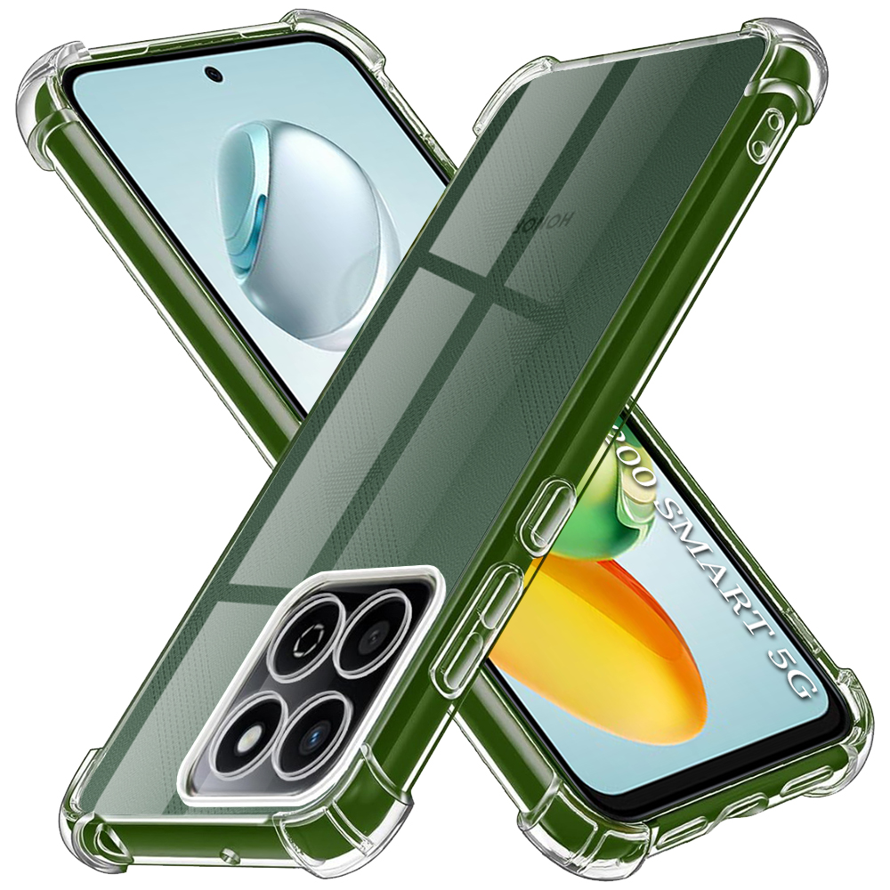 Levně Techsuit Shockproof průhledný silikon Honor 200 Smart X7c průhledný