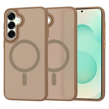 Techsuit HaloFrost MagSafe Series pro Samsung Galaxy S25 Plus pískově hnědá