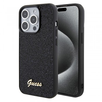 Guess Disco Metal Script GUHCP15LPMSDGSK iPhone 15 Pro černý