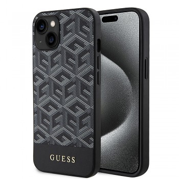 Guess GCube Stripes MagSafe GUHMP15SHGCFSEK iPhone 15 černá