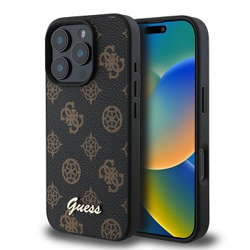 Guess Peony Script MagSafe GUHMP16XPGPYSK iPhone 16 Pro Max černá