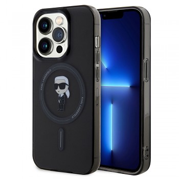 Karl Lagerfeld IML MagSafe iPhone 14 Pro Max Ikonik černá