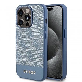 Guess Hardcase 4G Stripe Collection iPhone 15 Pro Modrá