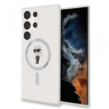 Karl Lagerfeld IML MagSafe Samsung Galaxy S24 Ultra průhledný Ikonik