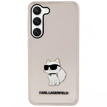 Karl Lagerfeld Hardcase Samsung Galaxy S23 růžová Ikonik Choupette