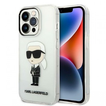 Karl Lagerfeld Hardcase Transparent iPhone 14 Pro Max Ikonik průhledný