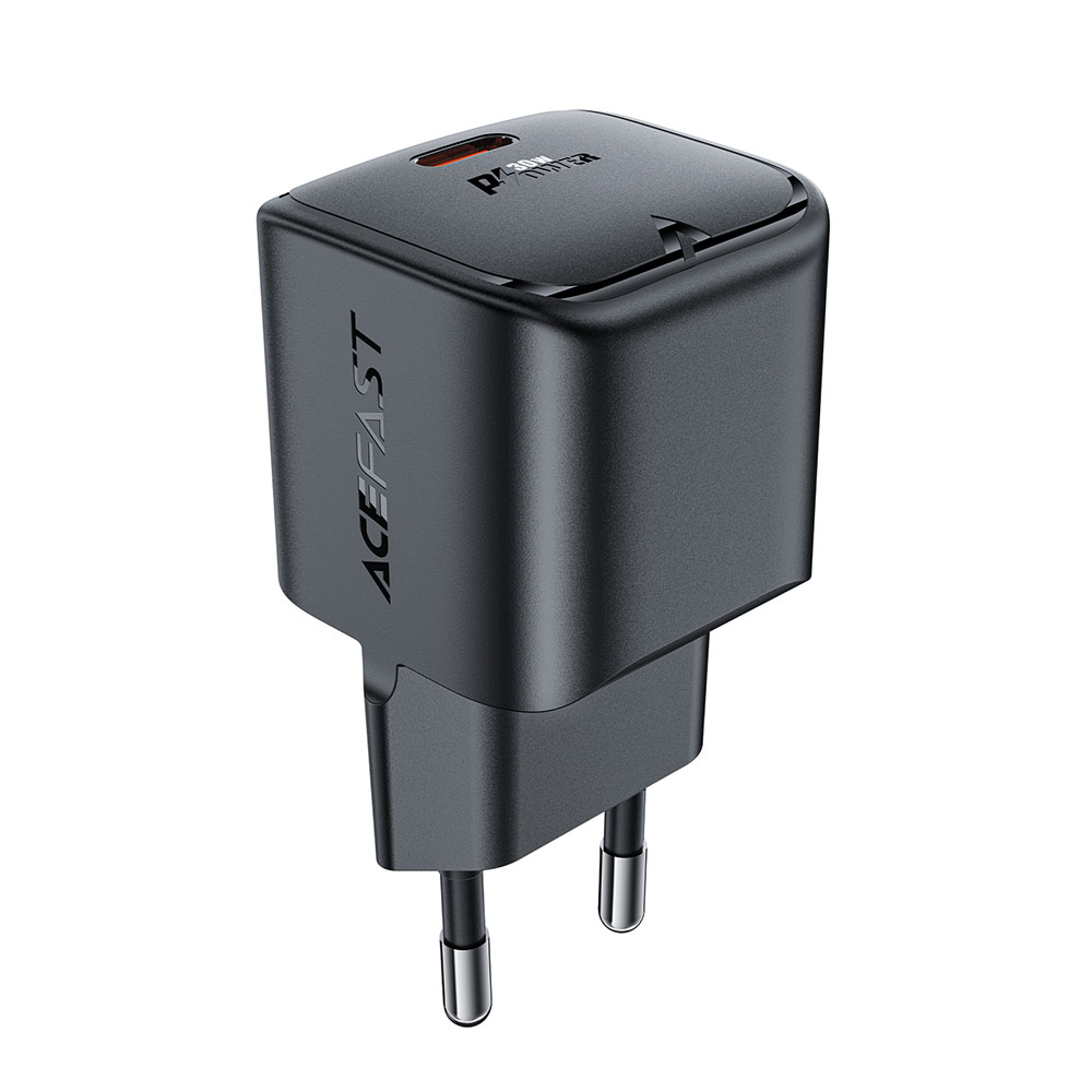 Nabíječka do zdi Acefast A77 Type-C Mini GaN 30W Power Delivery černá