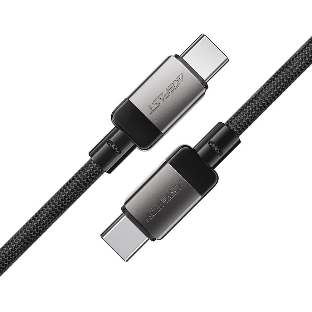 Levně Acefast Datový kabel C9-03 Type-C na Type-C Rychlé nabíjení 60W 1.2m černý