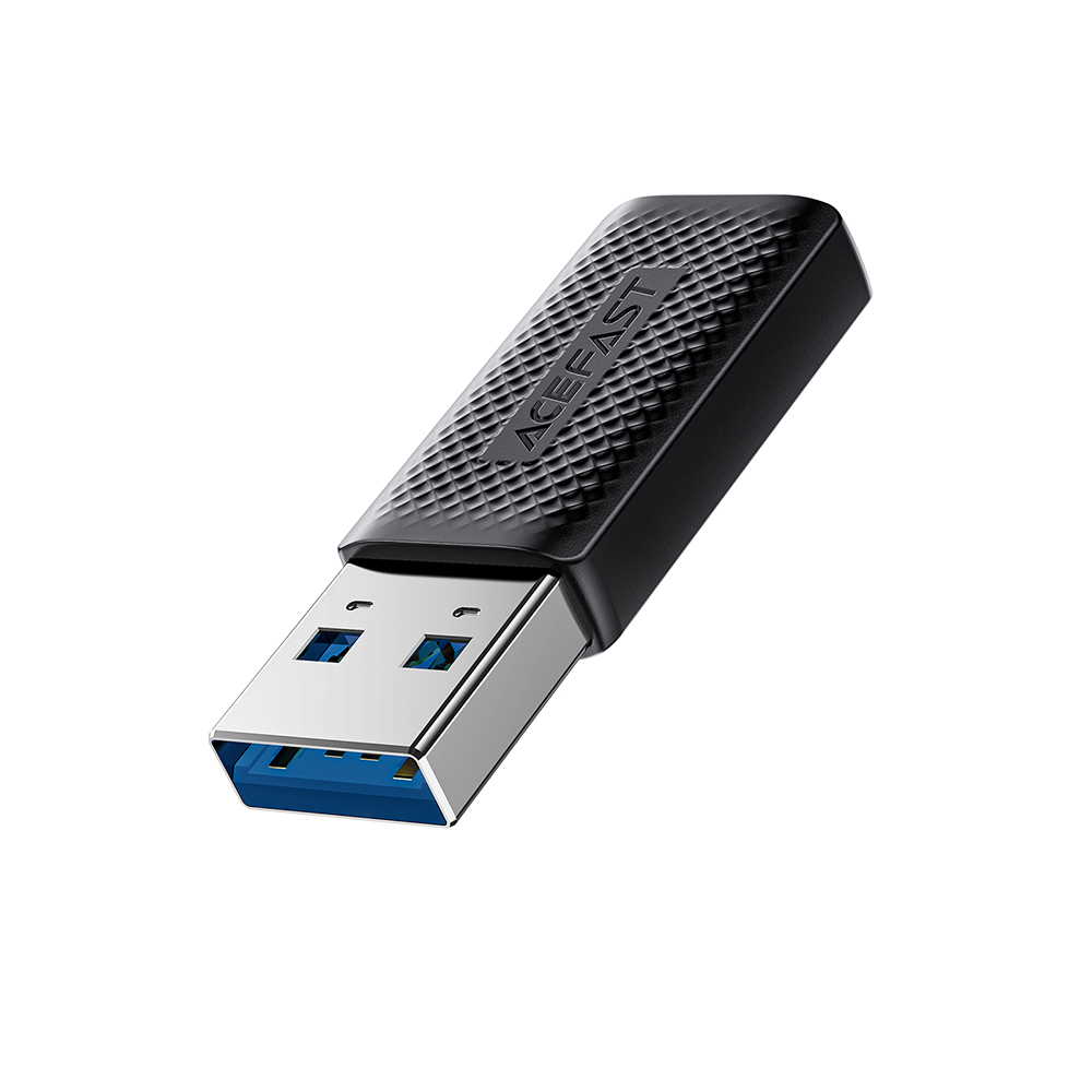 Levně Acefast Adapter J2 Type-C na USB 3.0 Rychlé nabíjení Přenos dat 5Gbps Černá