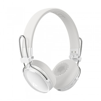 Acefast Wireless Headset H7 Type-C Bluetooth 5.4 Aktivní potlačení hluku IP54 500mAh Hi-Fi zvuk perleťově bílá