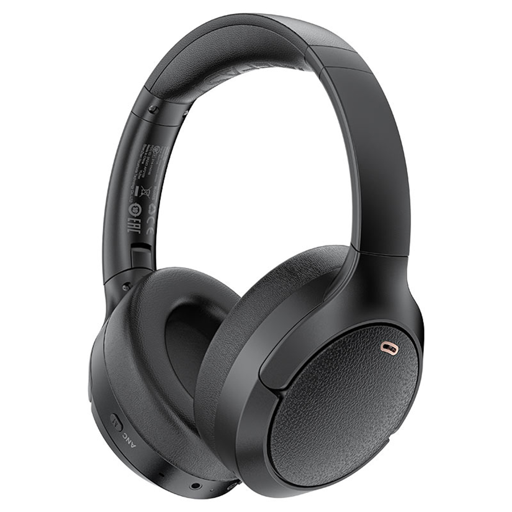 Acefast Wireless Headset H6 Type-C Bluetooth 5.3 aktivní potlačení hluku IPX4 500mAh Hi-Fi zvuk černá