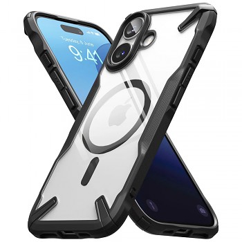 Kryt Ringke Fusion X MagSafe pro iPhone 16 černý