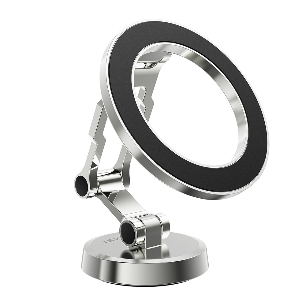 Acefast Držák do auta D20 Magnetický kroužek 360° na palubní desku stříbrný