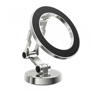 Acefast Držák do auta D20 Magnetický kroužek 360° na palubní desku stříbrný
