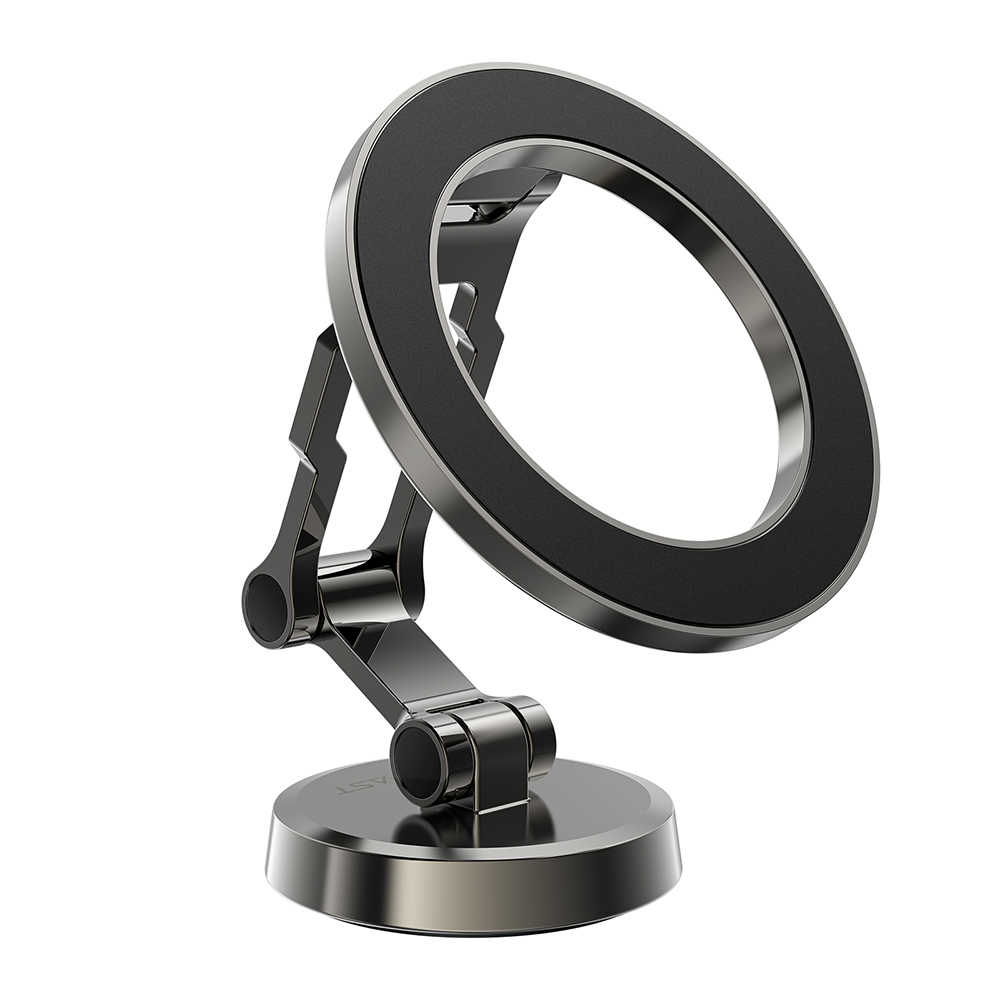 Levně Acefast Držák do auta D20 Magnetický kroužek 360° na palubní desku šedý