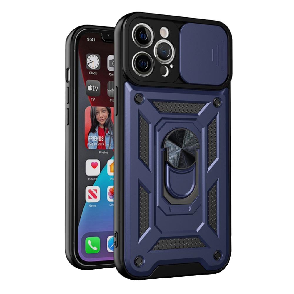 Levně Techsuit CamShield Series pouzdro pro iPhone 12 Pro modré
