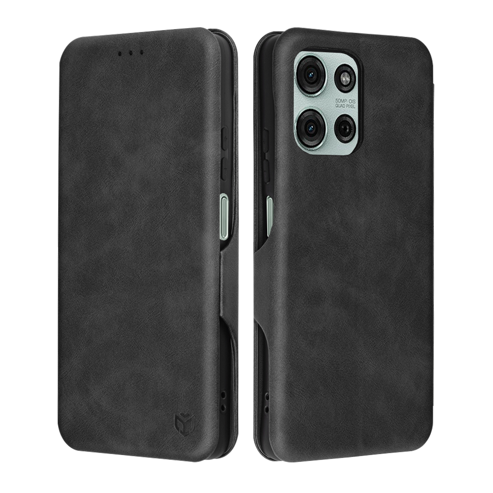 Levně Pouzdro Techsuit Safe Wallet Plus pro Motorola Moto G75 černé
