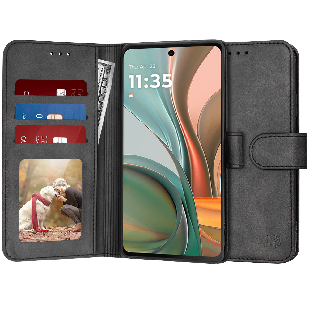 Levně Techsuit Diary Book pro Motorola Moto G75 černá