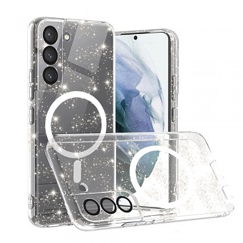 Techsuit SparkleSkin MagSafe Series pro Samsung Galaxy S22 Plus 5G průhledný