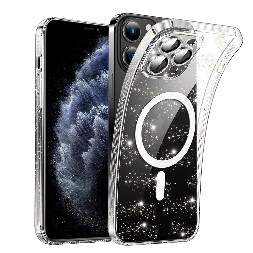 Levně Techsuit SparkleSkin MagSafe Series iPhone 11 Pro průhledný